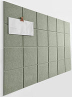 Cork Board 24 x36 Alternative - 6 Pack Felt Wall Tiles with Safe Removable Adhesive Tabs, Cork Boards for Walls Cork Board for Home Office Pin Board Tack Board - Sage by DesignerManufacturerofInnovativeBulletinBoardSolutionsforHomeOffice