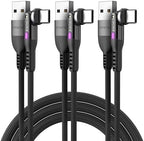 Statik PowerPivot 90° USB-A to USB-C Right Angle Cable, 12W by Statik