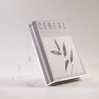 Acrylic Book Stand, Book Display Holder 8.5 x 11, Clear Acrylic Display Easel Transparent Display Stand Holder Tablet Holder for Album, CD, Magazine, Picture, Plate, Artworks, Phone, (2-PACK) - Image 2