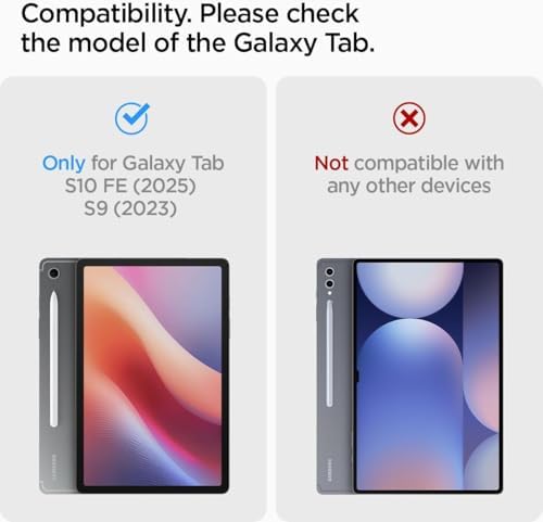 Spigen for Galaxy Tab S10 FE Case (2025), Galaxy Tab S9 Case (2023), Rugged Armor Pro Protective Tri-Fold Cover and S Pen Holder, 10.9 inch, Black - Image 2