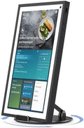 Almoz Swivel and Tilt Stand for Echo Show 15, Aluminum Stand for Show 15.6" Smart Display and Up to 18" iPad/Tablets, with 360 Degree Rotating Base, Viewing Angle Adjustable, No Need Mounting (Black) by Almoz