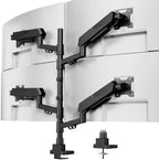 PUTORSEN Quad Monitor Stand, Gas Spring Monitor Mount for 17-40” Screens by PUTORSEN