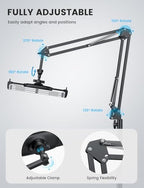 Lamicall Kindle Stand Tablet Holder 55" Height Adjust Extend Flexible Arm - Image 4