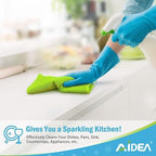AIDEA Microfiber Cleaning Cloth-400PK, Microfiber Towels for Cars 12"x12" - Image 5