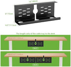 KEEGH 16 in Under Desk Cable Management Tray, Capacity Cable Tary, 3 Pack - Image 5