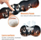 Ergonomic Keyboard Wrist Rest & Mouse Pad Wrist Rest Set, Large XXL Gaming Desk Mat 31.5"x 11.8" with Non-Slip Base, Memory Foam, Easy Typing Pain Relief for Home & Office, Running Horses - Image 6