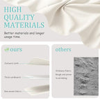 Storage Basket, Closet Organizer, 3 Pack, Beige, 18.5x11x7.9 In - Image 4