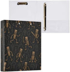 ALAZA Brainrot Tung Tung Tung Sahur (12) 3 Ring Binder 1.5 Inch Three Ring Office Binders w/clipboard & 3 Pockets, Hold 200 Sheets, 1 pc - Image 3