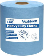 Multi-purpose Heavy Duty Cloth, Blue (15"x10", 500 PCS) by PrecisionCleanroomSupplies
