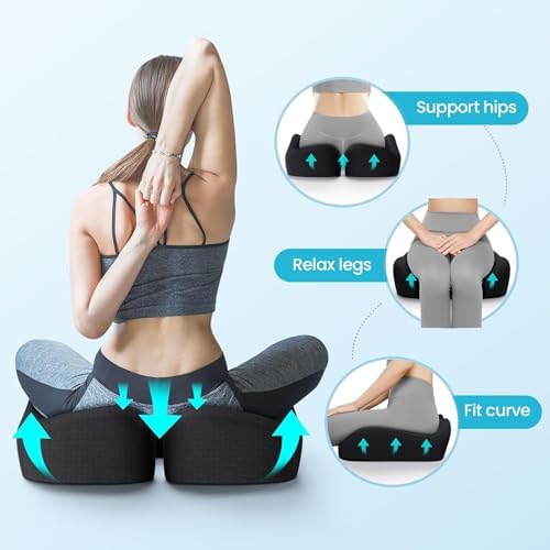 Benazcap Memory Foam Seat Cushion, Ergonomic Office Chair Cushion - Image 3