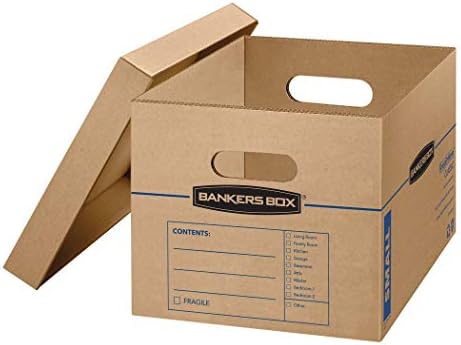 Bankers Box 15-Pack Small Classic Moving Boxes with Reinforced Handles - Image 3