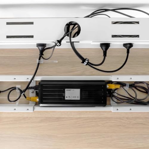 Desky Mini Cable & Power Tray Grey None - Image 6