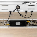 Desky Mini Cable & Power Tray Space Gray None - Image 7