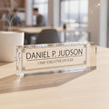 Custom Acrylic Name Plate Personalize Desk Plaque for Office Hospital Teacher Decoration Display by Artblox