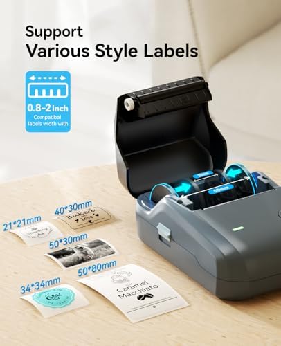 NIIMBOT B1 Label Maker Machine with 3 Roll Tapes, 2Inch Portable Printer - Image 4