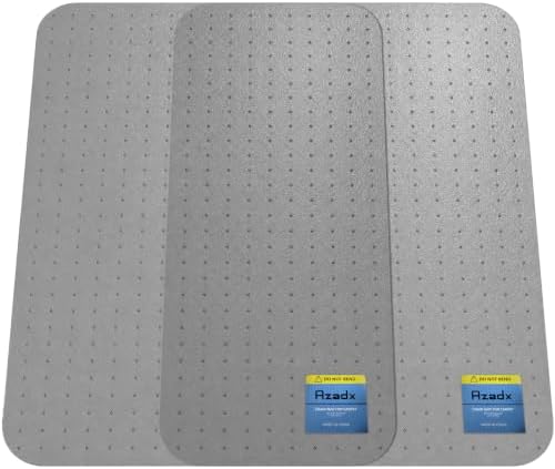 Azadx Heavy Duty Office Chair Mat for Carpet 36" x 48" Hard Material by Azadx
