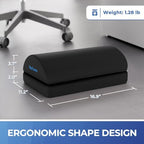 BlissTrends Foot Rest Under Desk, Foot Stool with 2 Adjustable Heights - Image 3