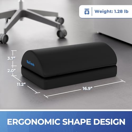 BlissTrends Foot Rest Under Desk, Foot Stool with 2 Adjustable Heights - Image 3