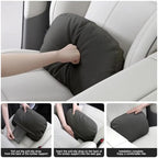 Lumbar Pillow for Car, 2 Pack Lower Back Support (Black) - Image 4
