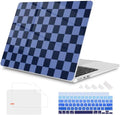 Mektron for 2026/2025/2024/2023 MacBook Air 15 INCH M5 A3448 /M4 A3241 /M3 A3114 /M2 A2941 Case, Printed Plastic Hard Shell Cover with 15.3" Liquid Retina Display Touch ID, Checkerboard MK023 by Unknown