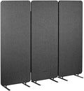 VIVO Dark Gray Freestanding 72 x 66 in Privacy Panel, PP-3-T072D by VIVO