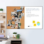 ARCOBIS Cork Board White Board Combo for Wall - Image 4