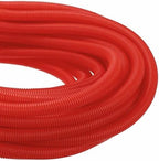 DMiotech 100ft Wire Loom Split Tubing 1 Inch(25.4mm) ID Red by DMiotech