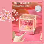 3D Calendar 2027,3D Time Piece Calendar 2027 With LED Lights,3D Art Calendar Memo Pad 2027,Pink Tree Desktop Decoration,Tear-Away 3D Paper Art Notepad,Christmas Gift,New Year Gift (Romantic Tree House (Pink)) - Image 4