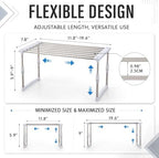 Youyole 3 Set Adjustable Cabinet Organizer, Expandable Steel Kitchen Rack - Image 3