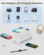20-Port 270W Charging Station for Multiple Devices, USB Charger Station - Image 3