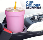 Frost Buddy Togo Buddy 30oz Tumbler - Spill-Proof Flip Lid (Black Pencil) - Image 6