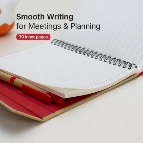 Custom Logo Magnetic Spiral Notebook with Sticky Notes 150 Pack - Image 7