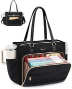 LOVEVOOK Work Tote Bag for Women,Laptop Bag with File Organizer for Teacher by LOVEVOOK