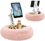 HomeMount Stable Tablet & Kindle Pillow Stand with Snack Tray, Pink by HomeMount