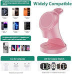 Wireless Charger,3 in 1 Magnetic Wireless Charger Stand, Fast Wireless Charging Dock for iPhone 17/16/15/14/13/12 Series, Apple Watch Series, AirPods Pro. - Image 4