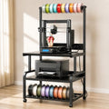 Homieasy 3D Printer Stand with Charging Station, 29.1" x22.8", Black by Homieasy