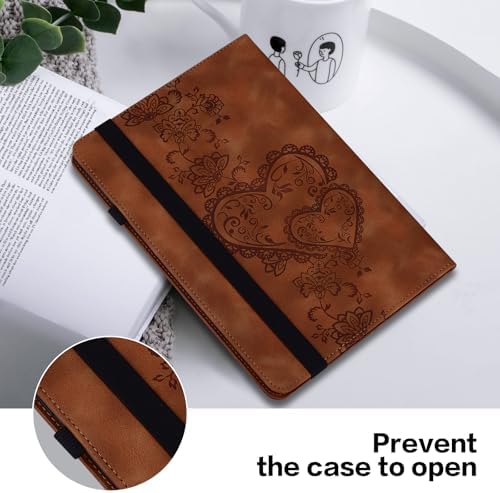 Case for Amazon Kindle Fire Max 11 (13th Generation, 2023 Release) 11 ", Embossed Premium PU Leather Shockproof Stand Case with Card Slot & Pen Holder for Kindle Fire 11 Tablet - Image 6
