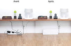 Bluelounge CableBox Cable and Cord Management System - (White) - Pack of 2 - Image 4