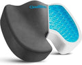 CloudBliss Gel Memory Foam Seat Cushion for Long Sitting, X-Large, Grey by CloudBliss