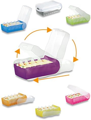 HAN 998-643, Croco Flashcard Index Box. for Learning Vocabulary in an Ingeniously Simple Way, A8, Translucent Blue - Image 5