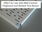 Wall Control KT-100-B B Slotted Storage Panel Basic Hook Assortment,BLACK - Image 2