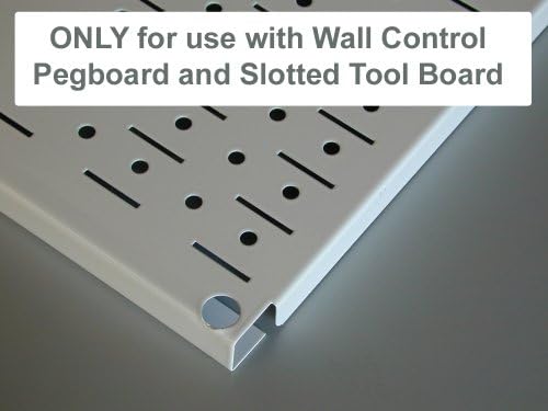 Wall Control KT-100-B B Slotted Storage Panel Basic Hook Assortment,BLACK - Image 2