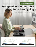 Vaydeer Keyboard Stand and Mouse Pad Set, Ergonomic Arm Support Pad - Image 3