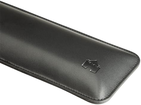 Bailey Tenkeyless by Castle - TKL Short Wrist Rest for Keyboards with around 87 Keys - Leather Ergonomic Computer Extra Firm Wrist Support - Typists, Gaming, & Heavy Office Use (Nightfall, Tenkeyless) - Image 4