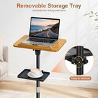 2-in-1 Floor & Desktop Music Book Stand, Adjustable Height 19.7-51.2 in - Image 5