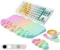 Ergonomic Wrist Rest for Keyboard, Soft Memory Foam Cloud Keyboard Stand by Lomil