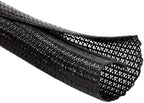 MGI SpeedWare Braided Split-Sleeve Wire Loom for High-Temperature Automotive Harness and Home Cable Management 25 feet (1/4") by MGISpeedWare