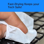 Audio Wipes | 100 Individually Wrapped Cleaning Wipes | Alcohol-Free, Fast-Drying, Safe for Xbox/PlayStation Controllers, Headphones, Earbuds, Monitors & More – Ideal for Gamers! - Image 3