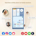 32 inch Digital Calendar,electronic digital wall touch screen smart calendar with Google Play Multi-calendar Sync for planner organizers Wall/Desk Stand - Image 4