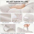 Lumbar Support Pillow for Office Chair and Car Seat, Misty White - Image 6